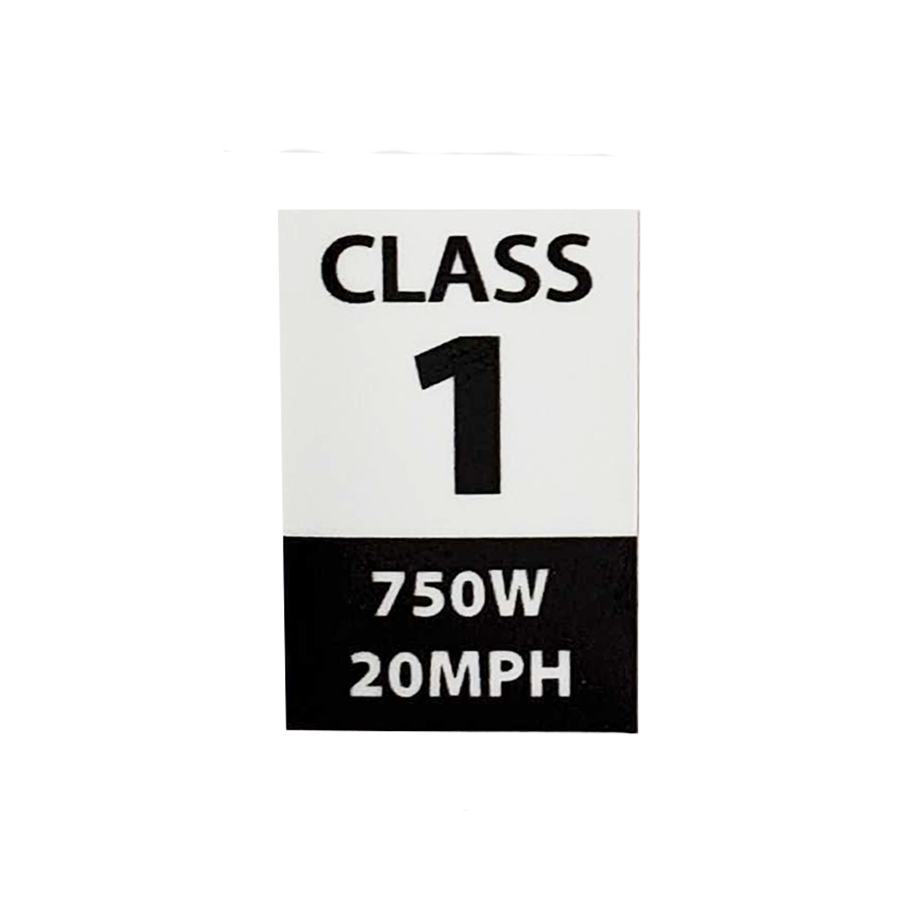 eBike Class Stickers