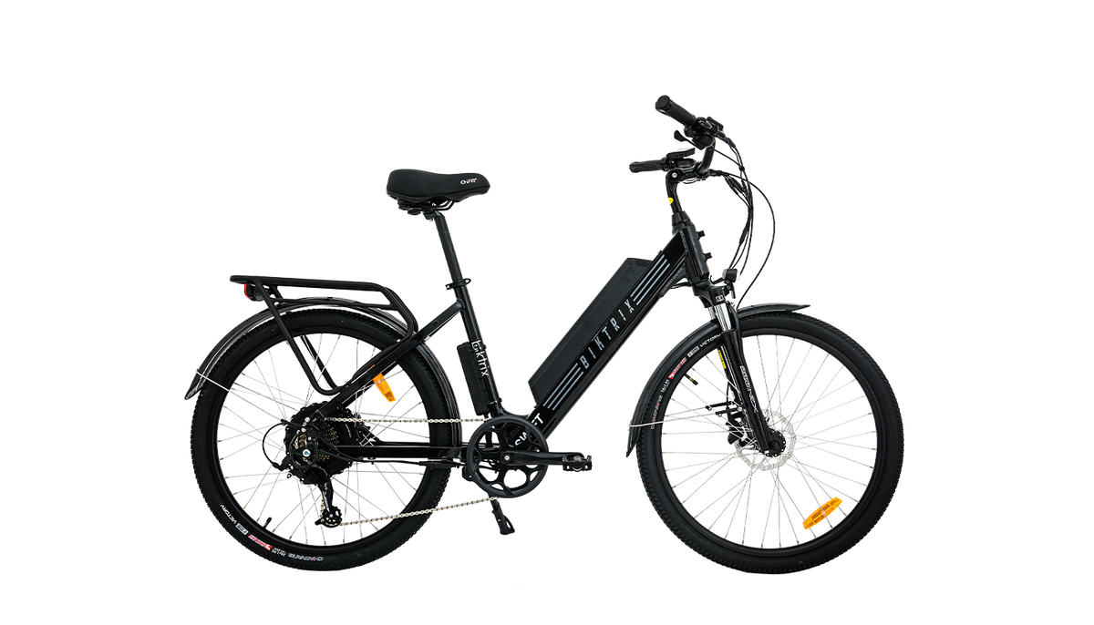 electric bike with cruiser handlebars