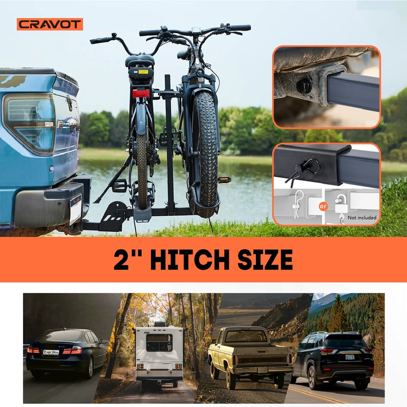 Cravot CyberRack E2 Hitch Bike Rack