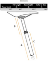 TranzX EDP01 Wireless Dropper Seatpost