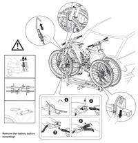 2-Bike Hitch Rack Carrier