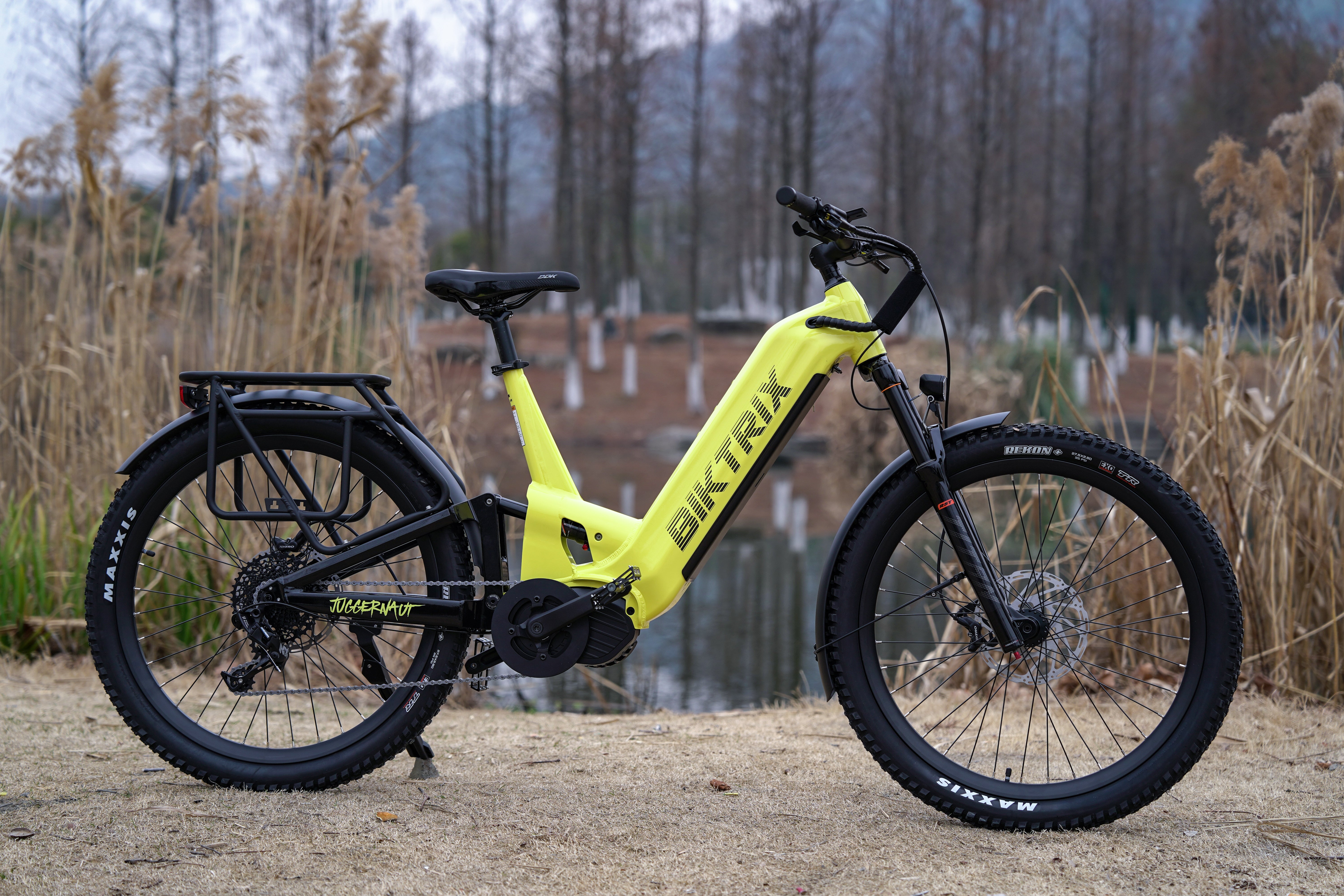 Fat Bike Full Suspension Step Through Ebike Juggernaut FS Step