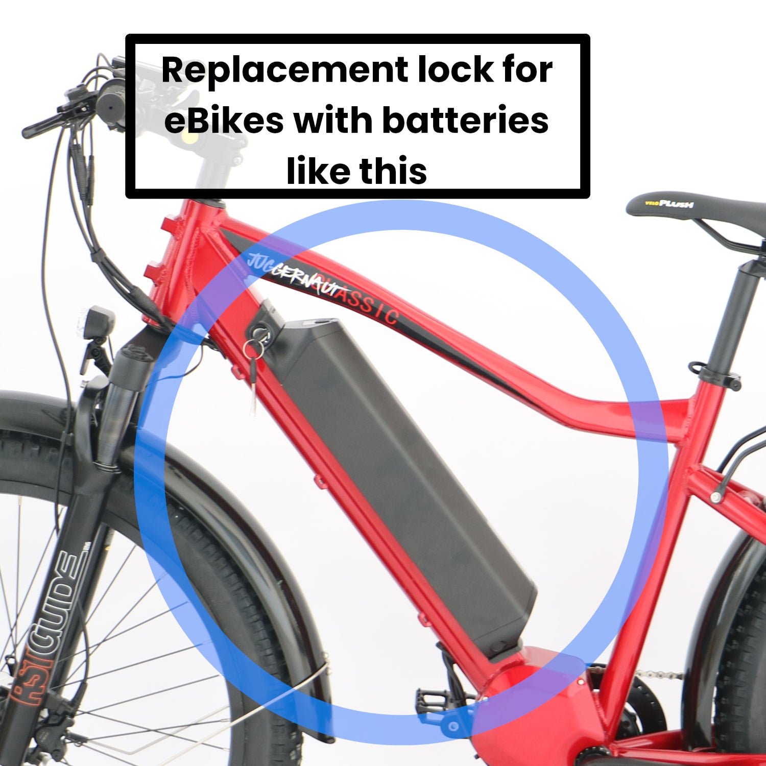 Dorado Battery Lock and Key - Main Image