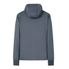 Gray hooded jacket on a white background