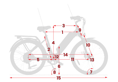 Bike geometry diagram