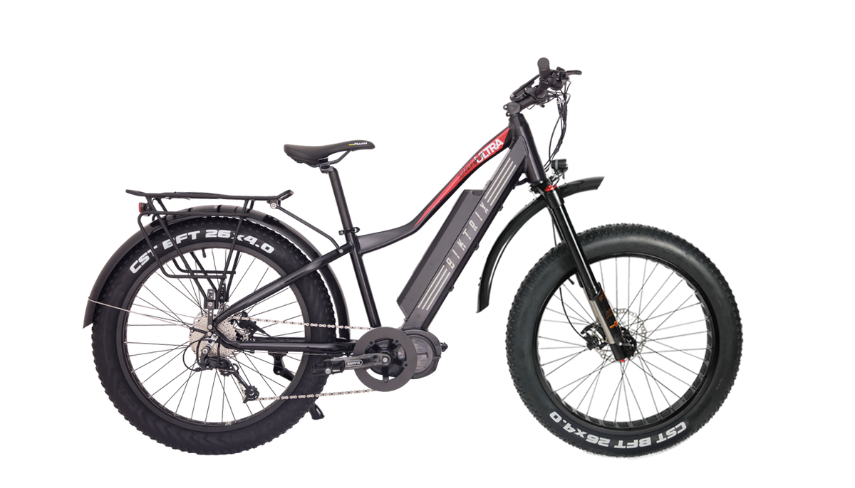 black biktrix fat tire electric bike